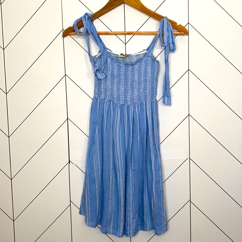 Show Me Your MuMu Smocked Blue Tank Tunic
